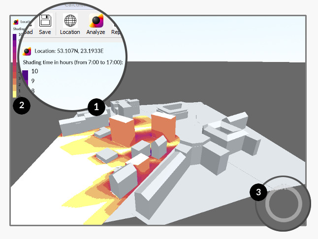 Shadow Analysis 2 - 3D view